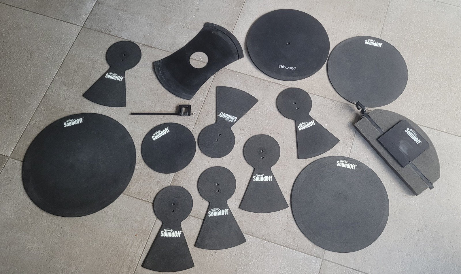 Te koop Evan sound off pads, Ophalen, Gebruikt, Overige merken