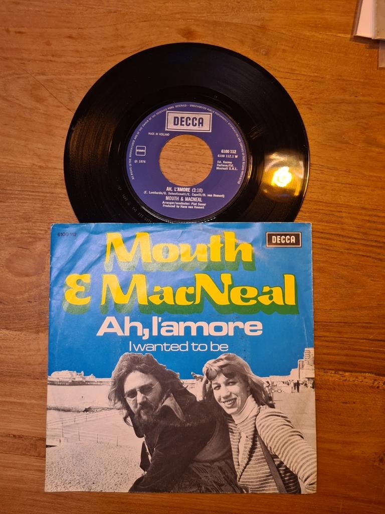 Mouth & Mac Neal - Ah lámore, 7 inch, Single, Ophalen of Verzenden, Zo goed als nieuw