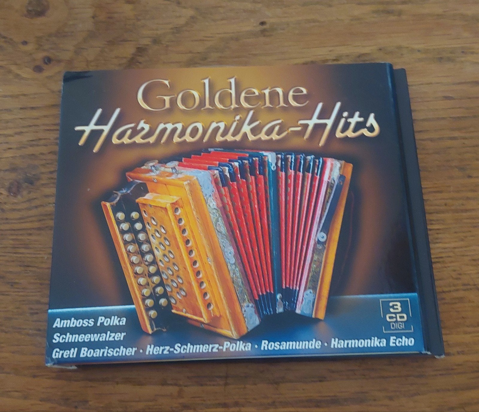 Harmonika muziek 3 cd's krasvrij, Verzenden, Zo goed als nieuw