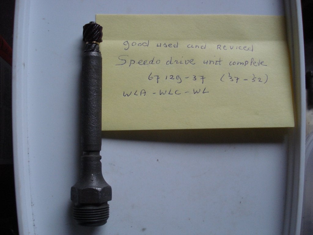 Harley-Davidson snelheidsmeter aandrijfeenheid (1937-1952), Ophalen of Verzenden, Gereviseerd