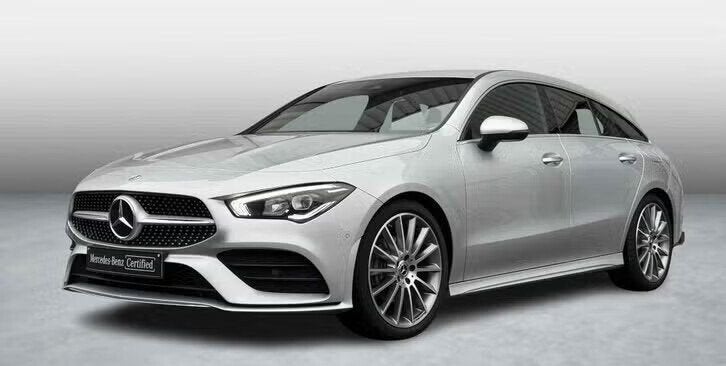 Originele 19 inch Mercedes AMG velgen banden A-klasse CLA, 19 inch, Gebruikt, Banden en Velgen, Germany