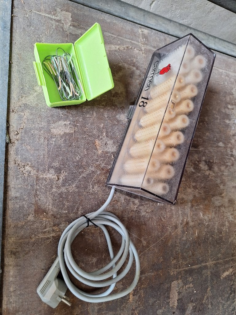 complete krulspelden set, Ophalen of Verzenden, Zo goed als nieuw, Haarverzorger of -hersteller