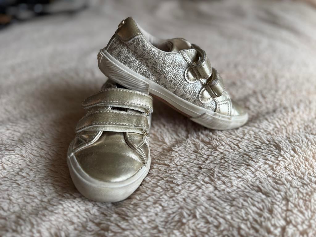Originele Michael Kors schoenen goud-wit meisje, maat 26., Ophalen of Verzenden, Zo goed als nieuw, Meisje, Schoentjes