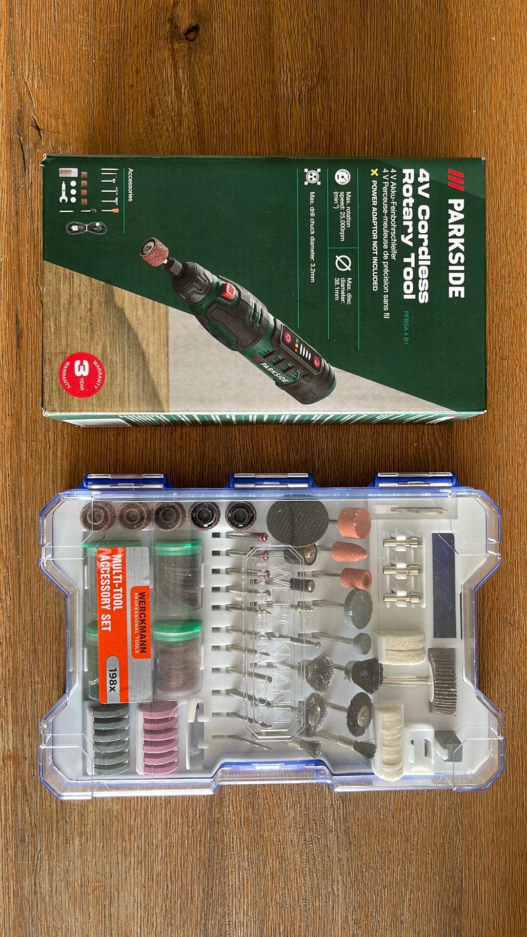 Parkside multitool en accesoires, Ophalen of Verzenden, Zo goed als nieuw