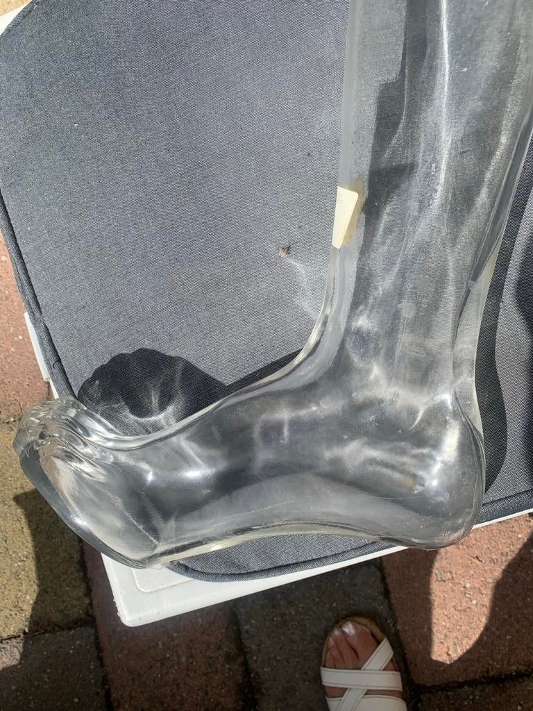 Plastic been voor tonen van nylon of kousen, Ophalen of Verzenden, Zo goed als nieuw