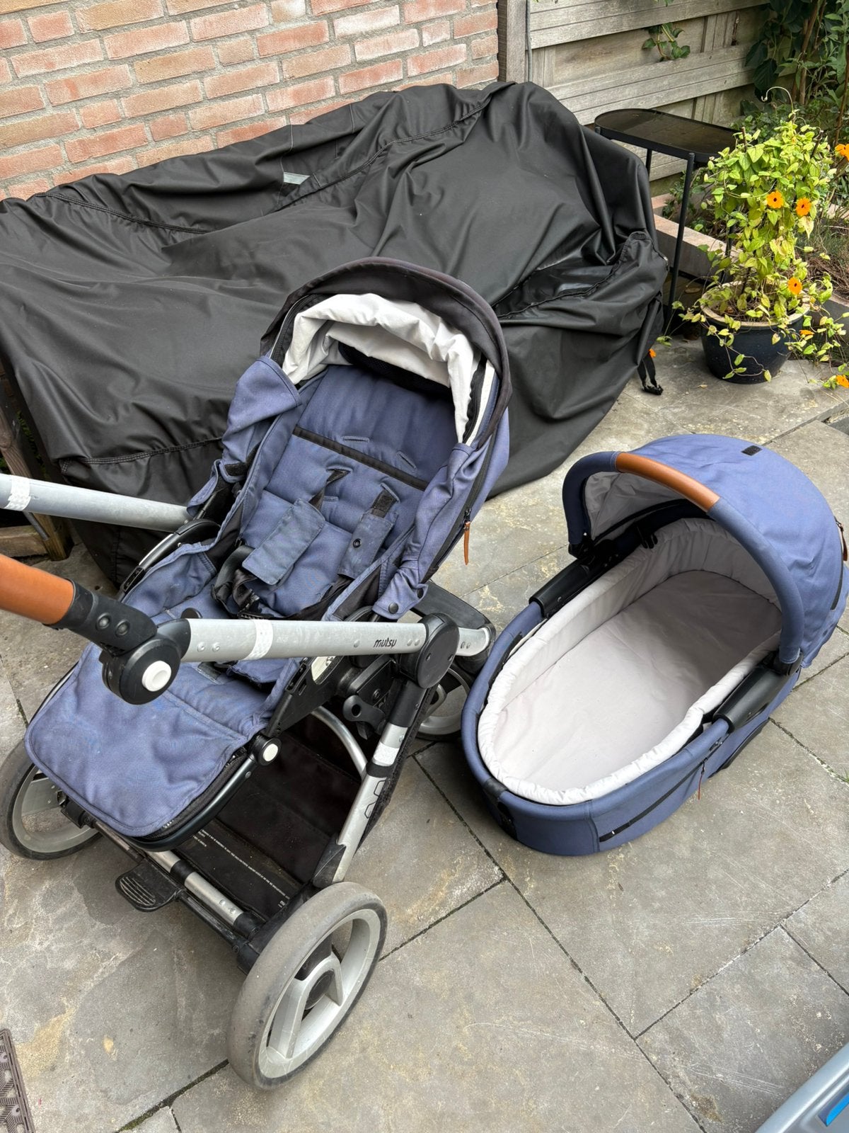 Kinderwagen met wieg, Gebruikt, Combiwagen, Met reiswieg, Ophalen