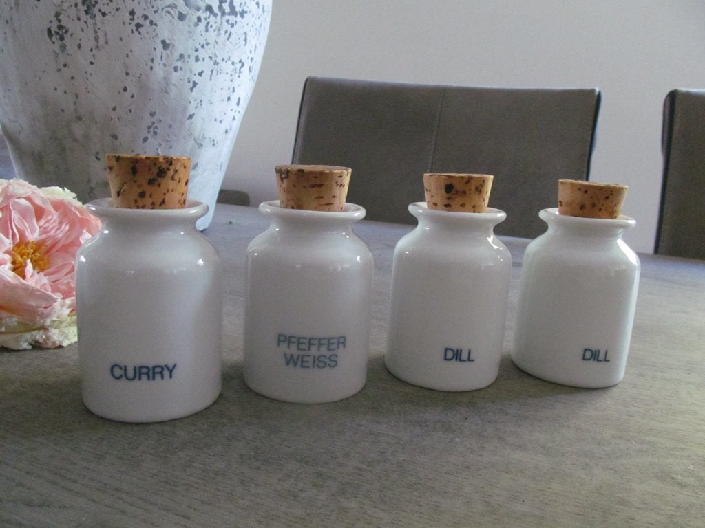 4 Eva Trio Ontw. Ole Palsby Denmark Kruidenpotjes, Overige merken, Keramiek, Overige typen, Ophalen of Verzenden