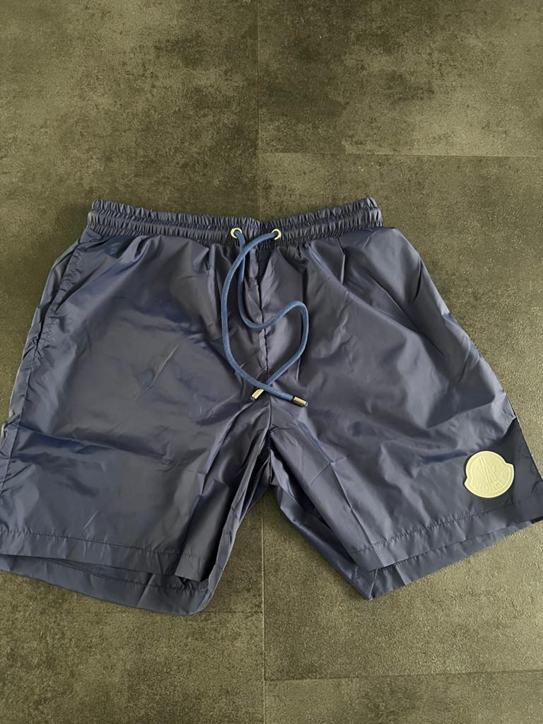Moncler Zwembroek – Donkerblauw – Maat L, Ophalen of Verzenden, Maat 52/54 (L), Blauw, Zwemshort