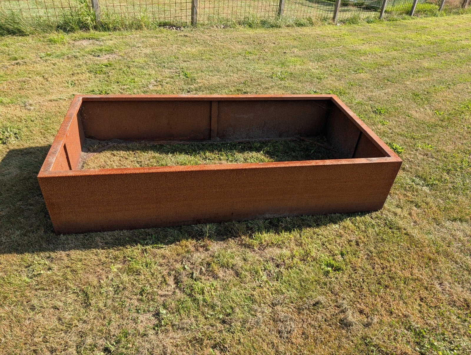 Corton staal plantenbak 200100x40 cm, Ophalen, Nieuw, Metaal