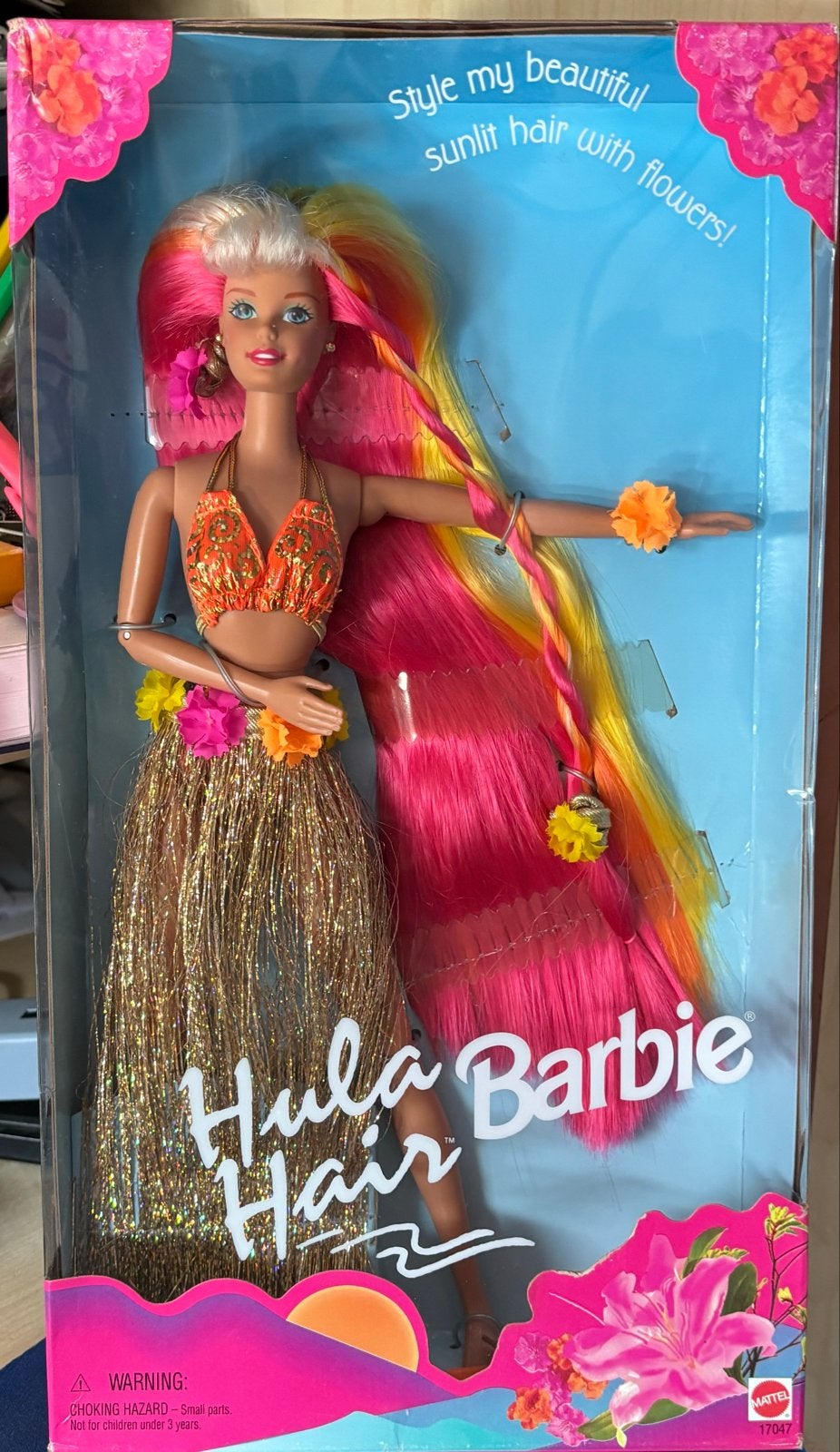 Hula Hair Barbie - Nieuw in doos, Verzamelen, Ophalen of Verzenden, Zo goed als nieuw, Fashion Doll