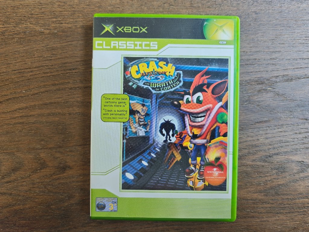 Crash Bandicoot - The Wrath of Cortex | Xbox Original, Avontuur en Actie, 1 speler, Ophalen of Verzenden, Zo goed als nieuw