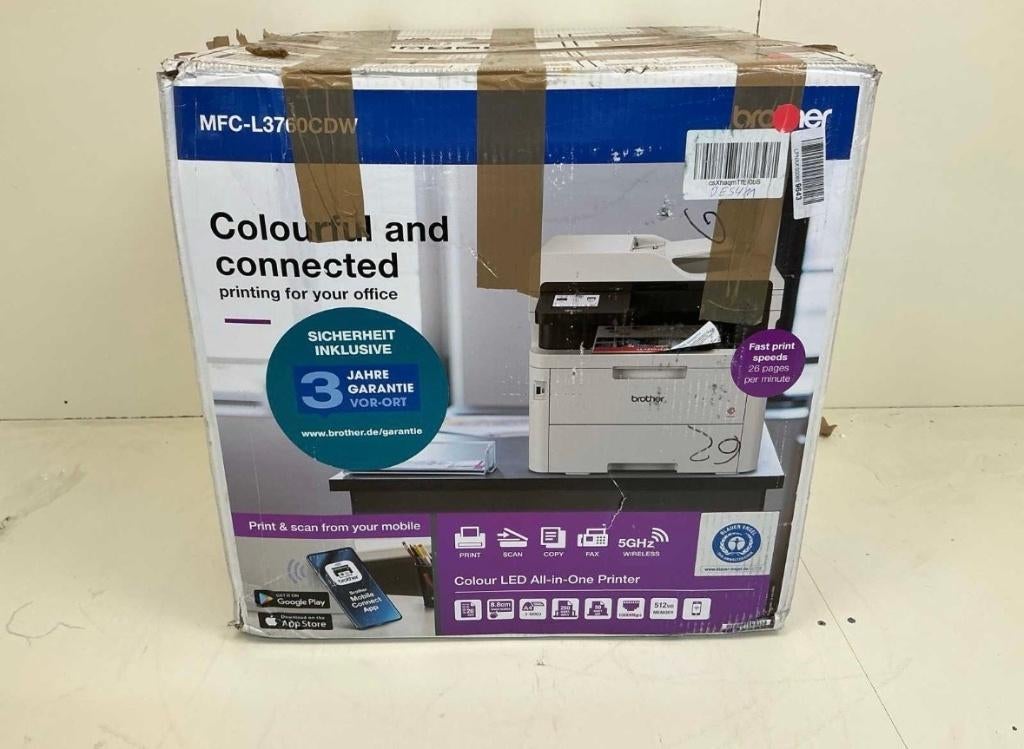 Brother MFC-L3760CDW kleuren LED all-in-one printer, Computers en Software, Printers, Brother, All-in-one, Brother, Brother