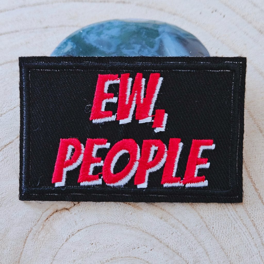 Strijk embleem applicatie Patch Ew, people, D, Nieuw, Ophalen of Verzenden, D