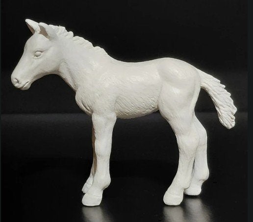 schleich holstein veulen, Ophalen of Verzenden, Zo goed als nieuw, Paard, Beeldje of Figuurtje