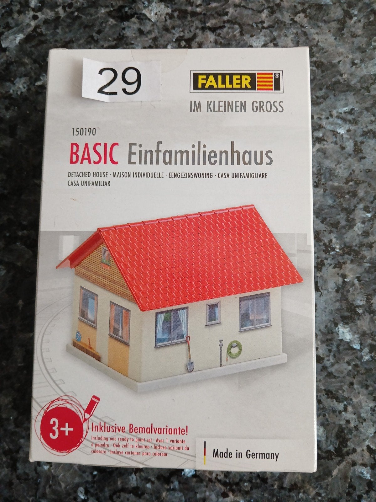 Faller Basic Een gezinswoning voor spoorbaan - Nieuw, Ophalen