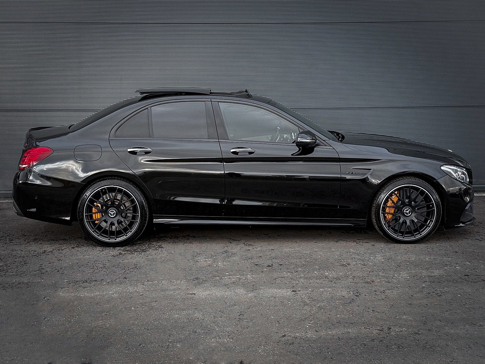 Mercedes-Benz C-klasse C63 S AMG, Pano,Kuip,keramisch,Carbon, Auto's, Automaat, Achterwielaandrijving, Gebruikt, 510 pk