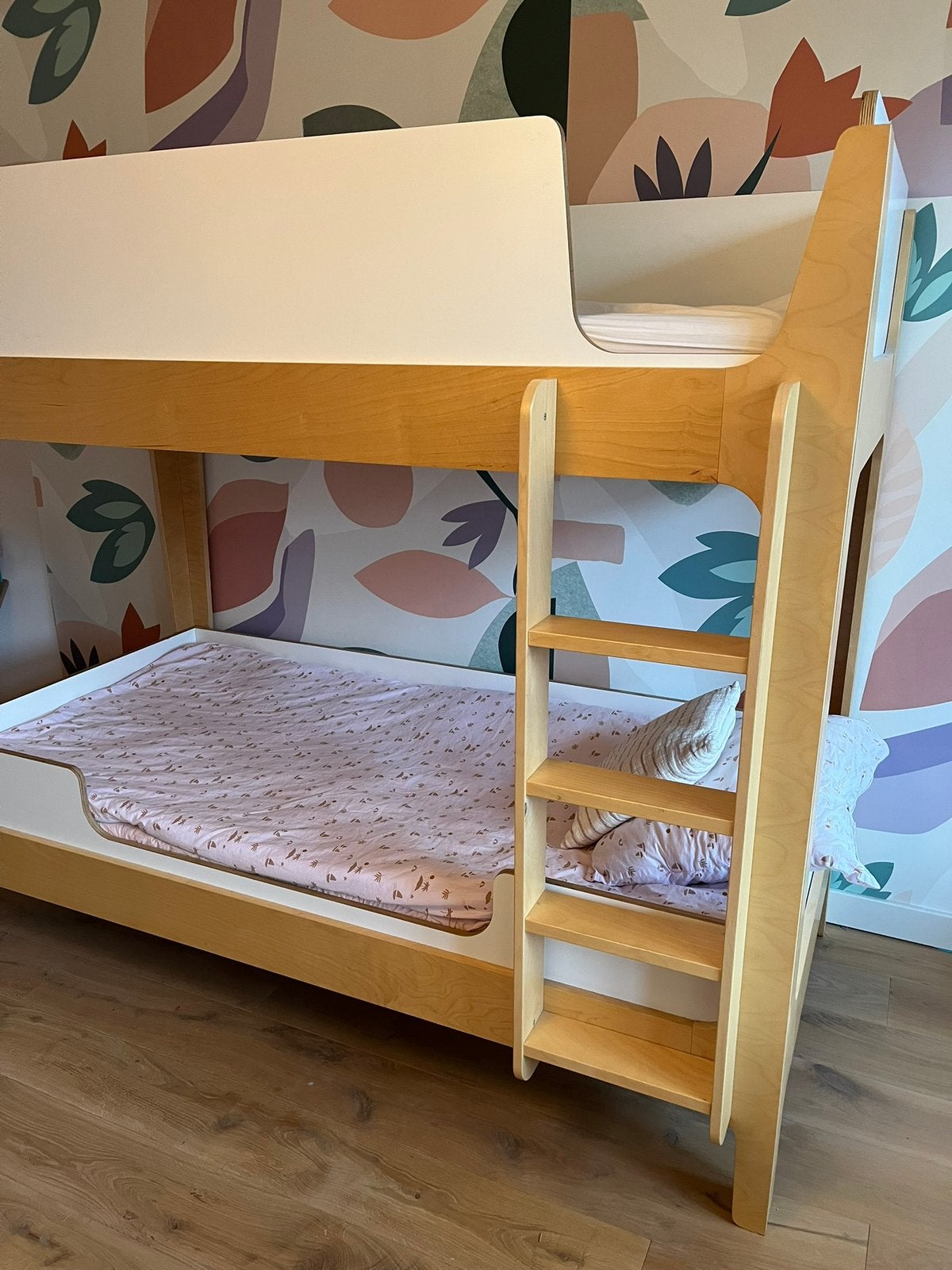 Mooi AM.PM stapelbed van berkenhout, Ophalen, Gebruikt, Stapelbed