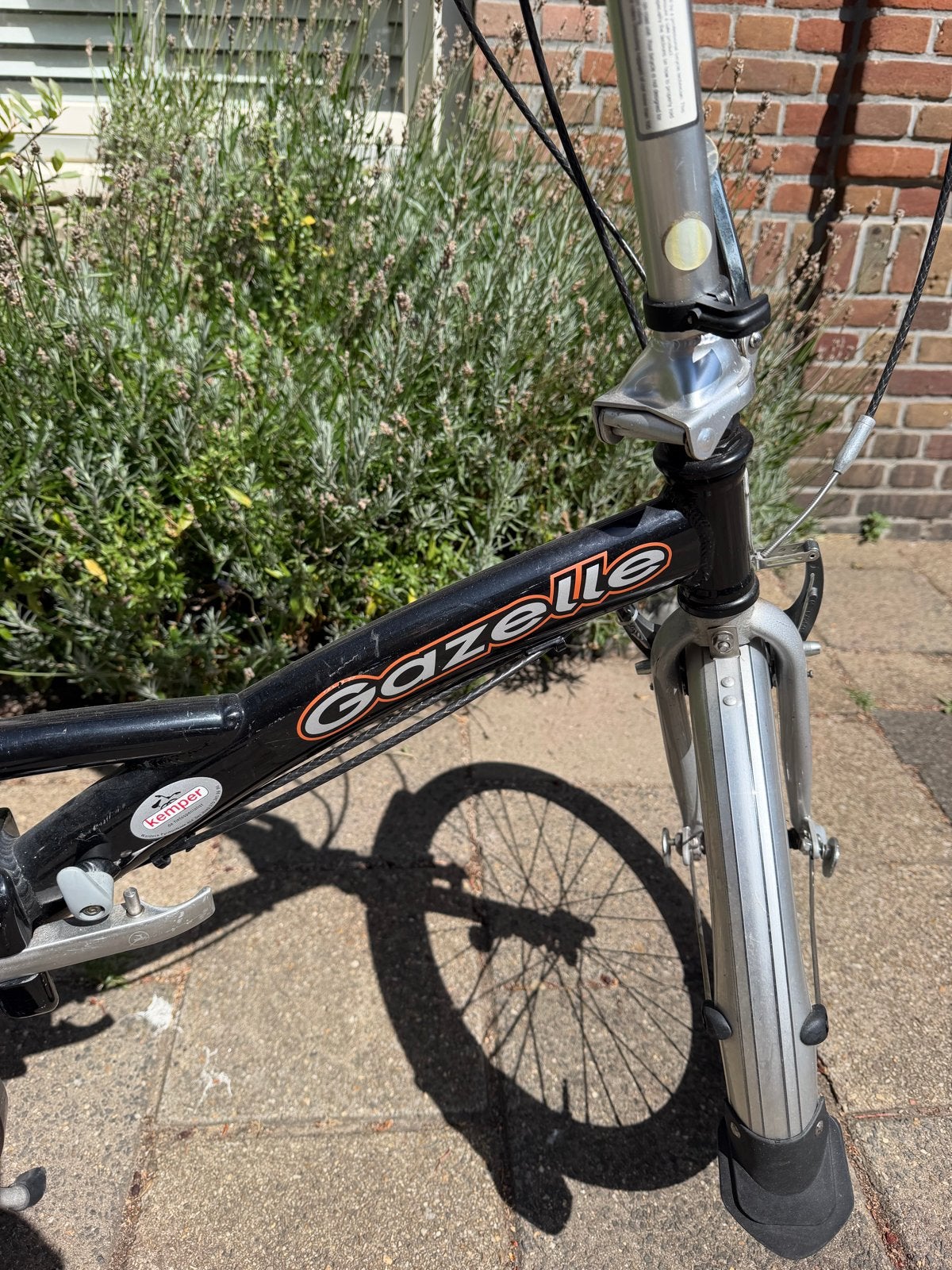 Gazelle Vouwfiets - Compact en Handig, Ophalen, 20 inch of meer, Gebruikt, Velgrem