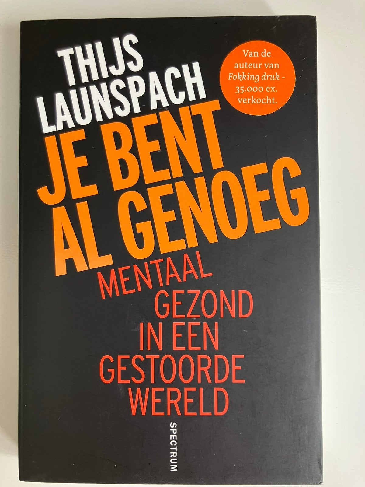 Thijs Launspach - Je bent al genoeg, Ophalen of Verzenden, Nieuw, Thijs Launspach