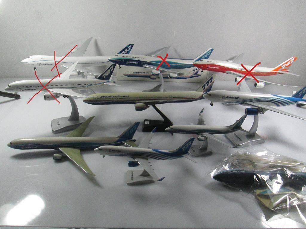 Boeing 737-800-900 / 747 / 757 / 787-8 / 777-300, Ophalen of Verzenden, Zo goed als nieuw, Schaalmodel
