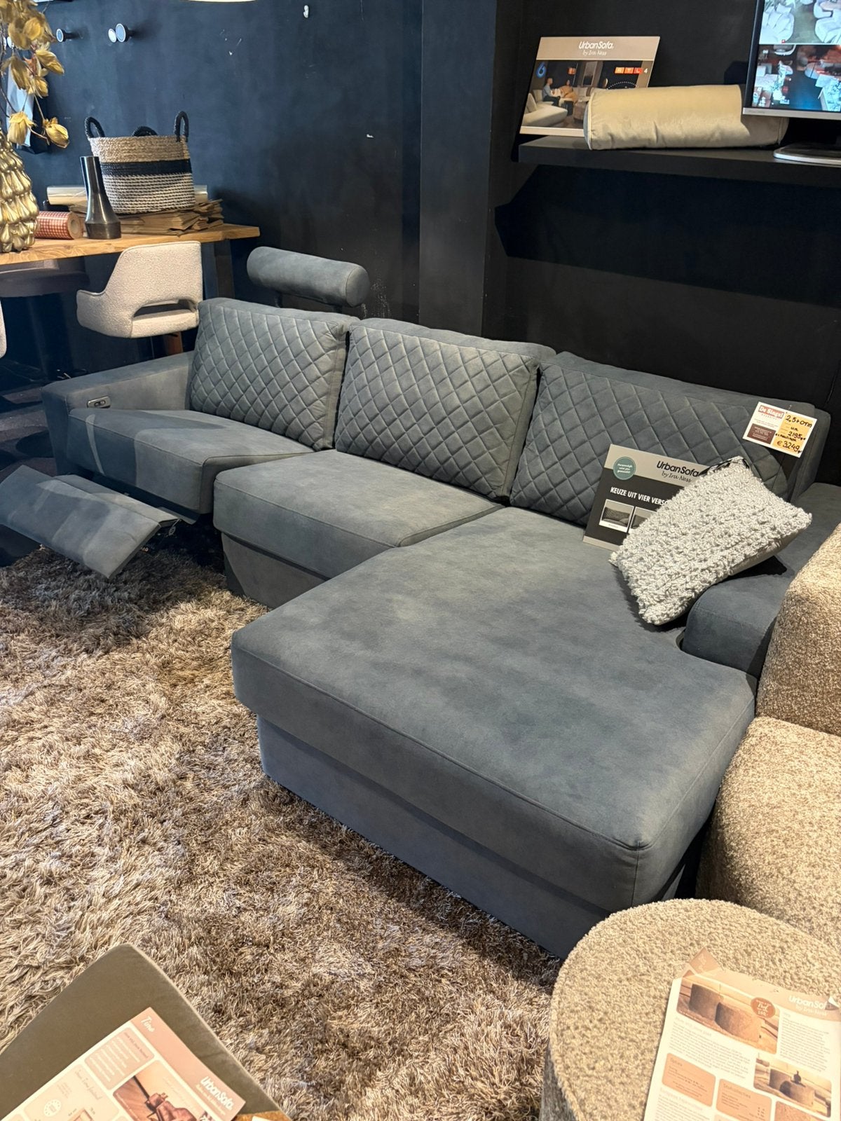 LUXE RELAXBANK – URBANSOFA AUXERRE | DIRECT LEVERBAAR!, Ophalen, Nieuw, Stof