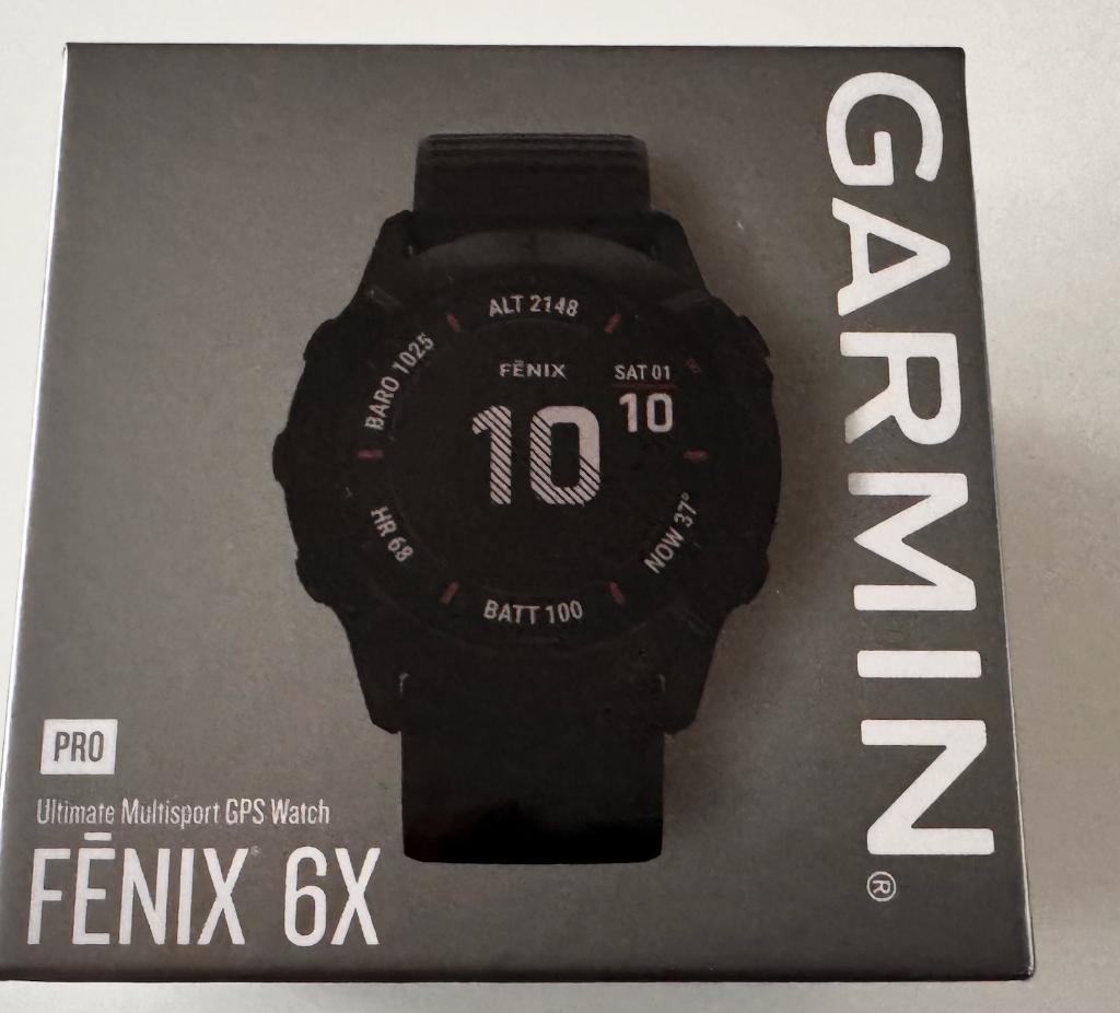 Garmin Fenix 6X Pro – Betrouwbare krachtpatser, Sieraden, Tassen en Uiterlijk, Sporthorloges, Gebruikt, Zwart, Garmin, Ophalen of Verzenden