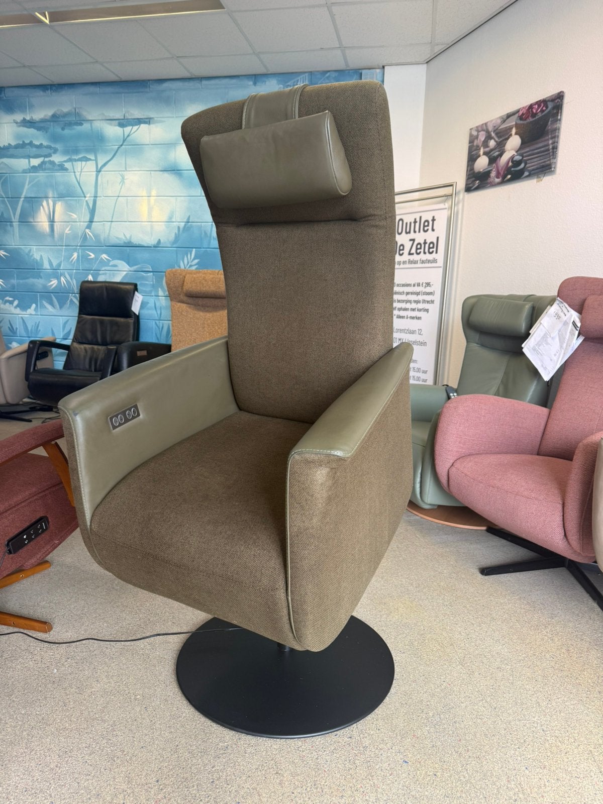Prominent sta op stoel relax fauteuil gratis bezorging