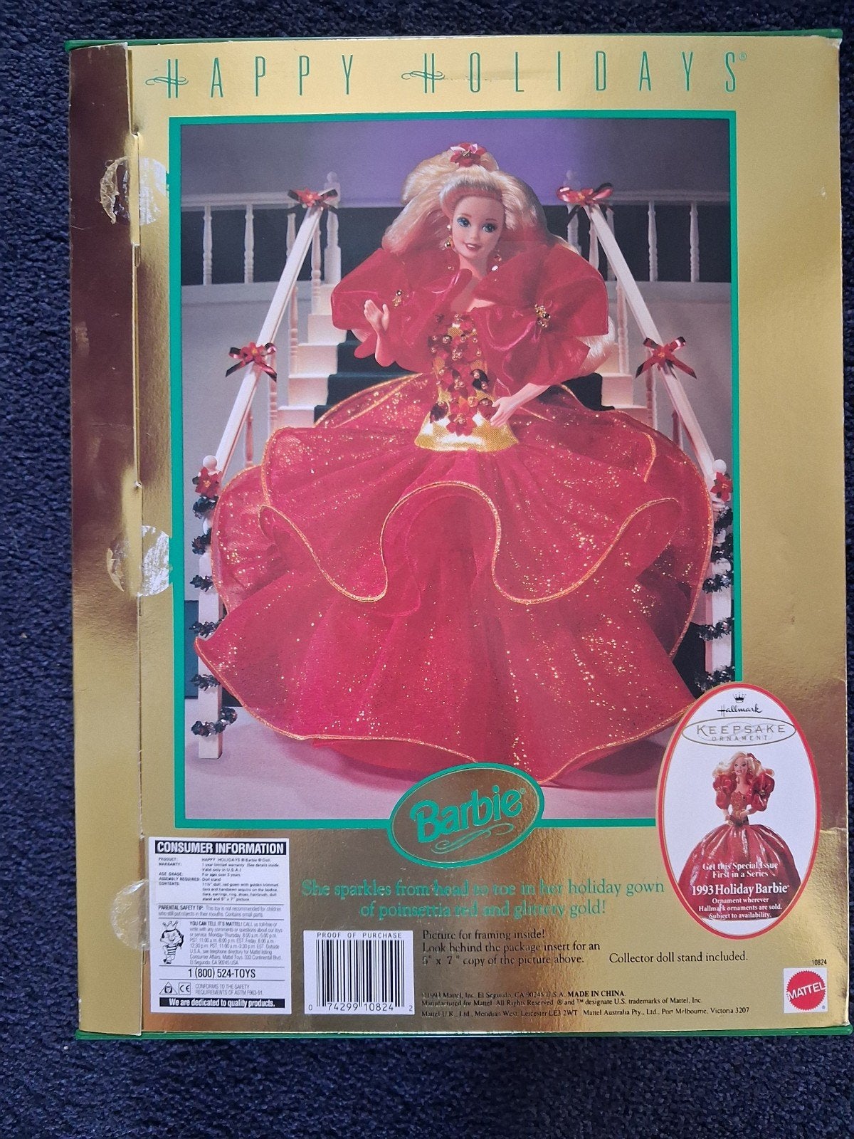 Barbie Happy Holidays Special Edition 1993 - Collectors item, Ophalen, Nieuw, Fashion Doll