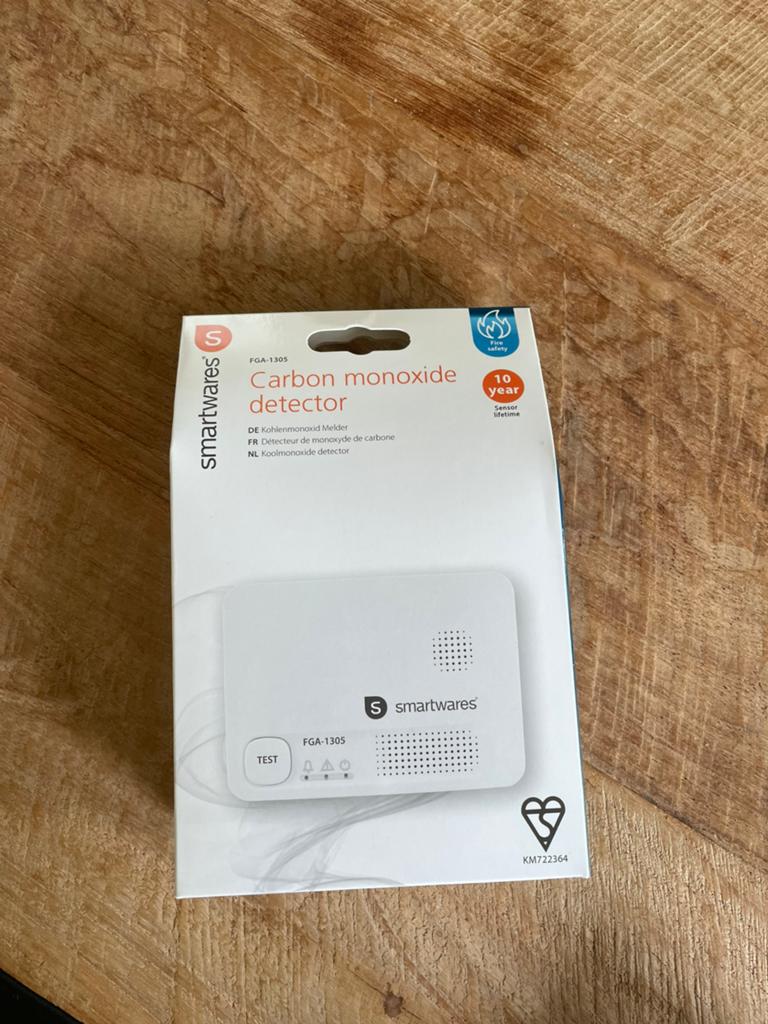 Smartwares Koolmonoxidemelder FGA-1305 - Nieuw in verpakking, Ophalen, Detector, Sensor of Melder, Nieuw, Overige soorten