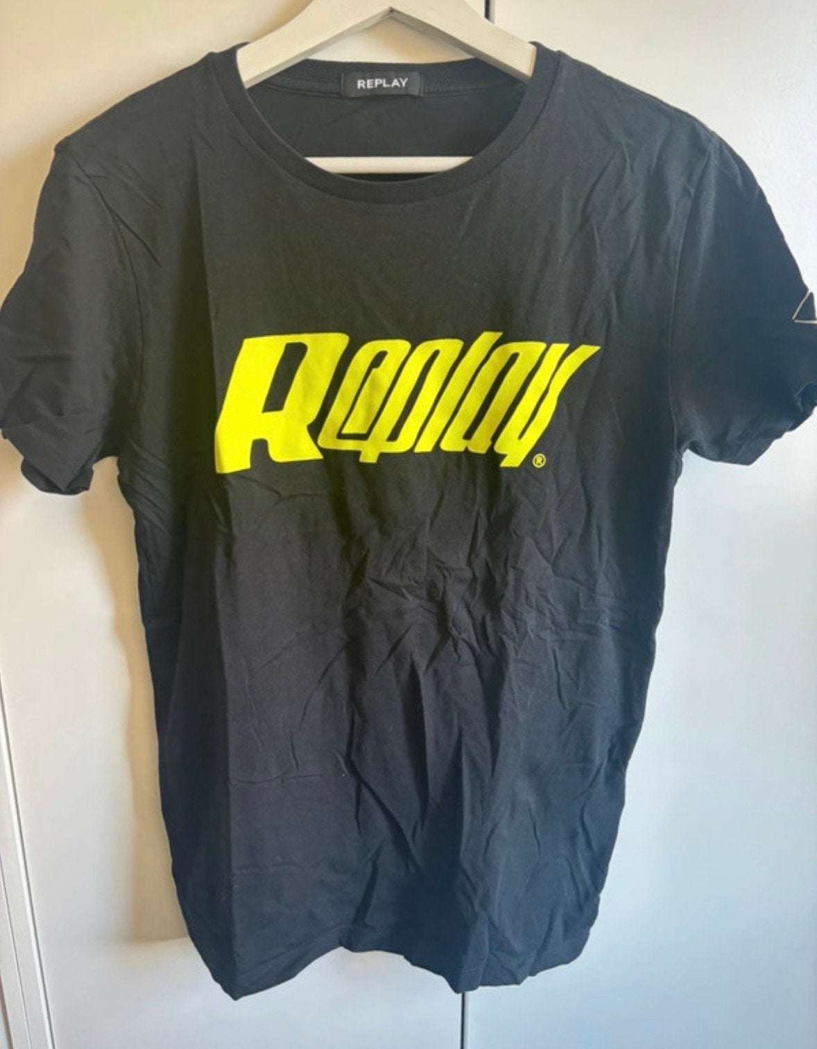 Replay shirt maat S, Ophalen of Verzenden, Zo goed als nieuw, Maat 46 (S) of kleiner, Zwart