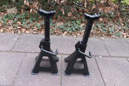 Assteunen - Kriksteunen - 2000 kg - Jack Stands Metallo, Ophalen, Zo goed als nieuw, Manueel, Garagekrik
