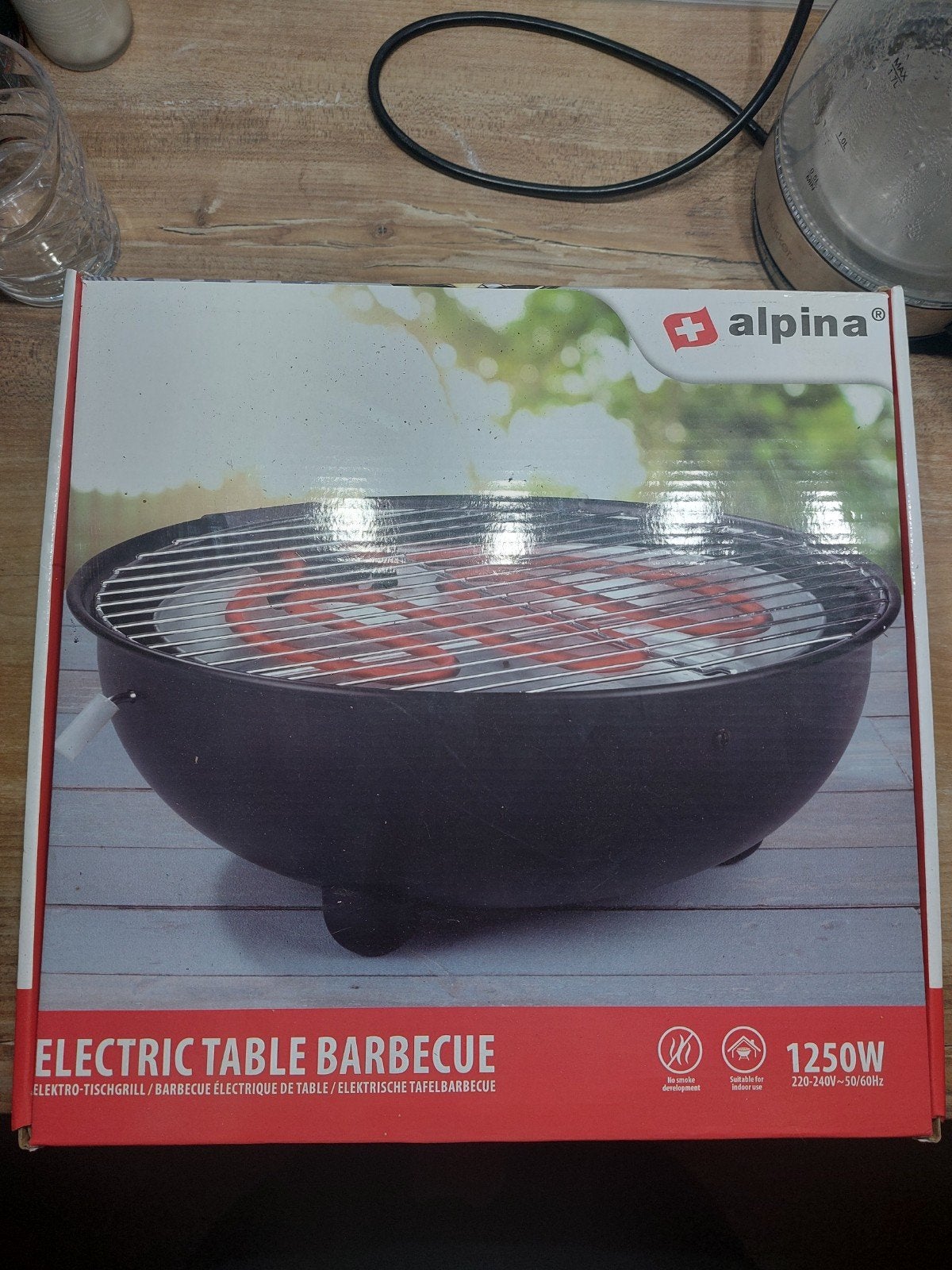 Electric table barbeque Alpina, Ophalen of Verzenden, Nieuw, Alpina