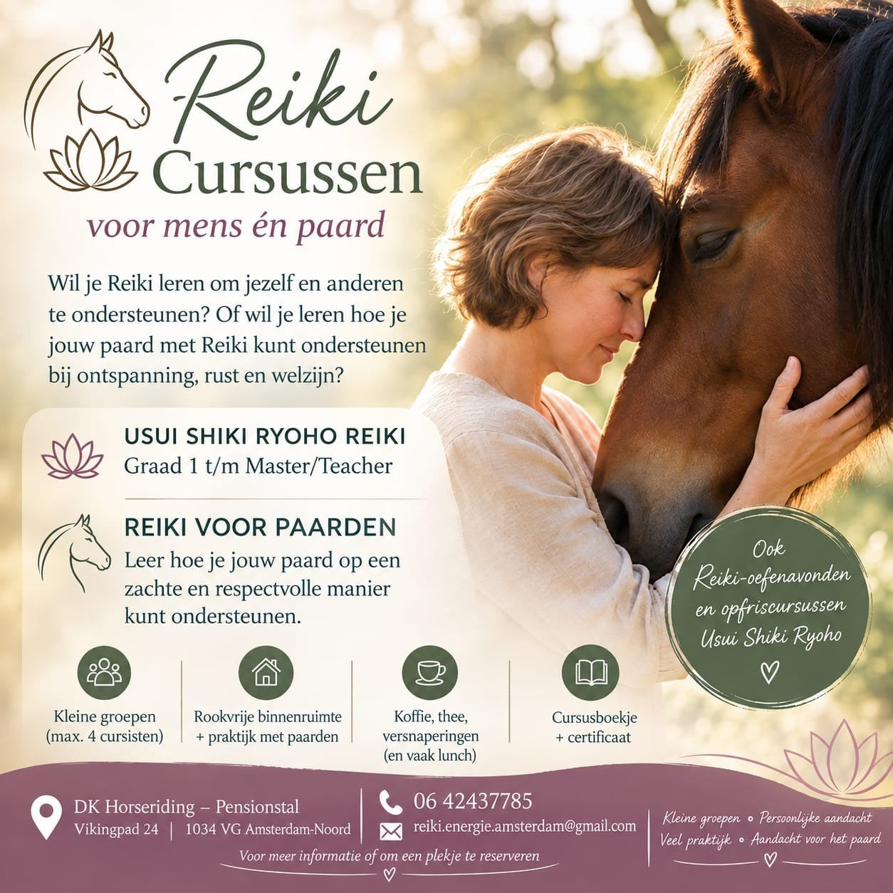 Reiki cursus incl. handleiding en certificaat, Ophalen, Nieuw