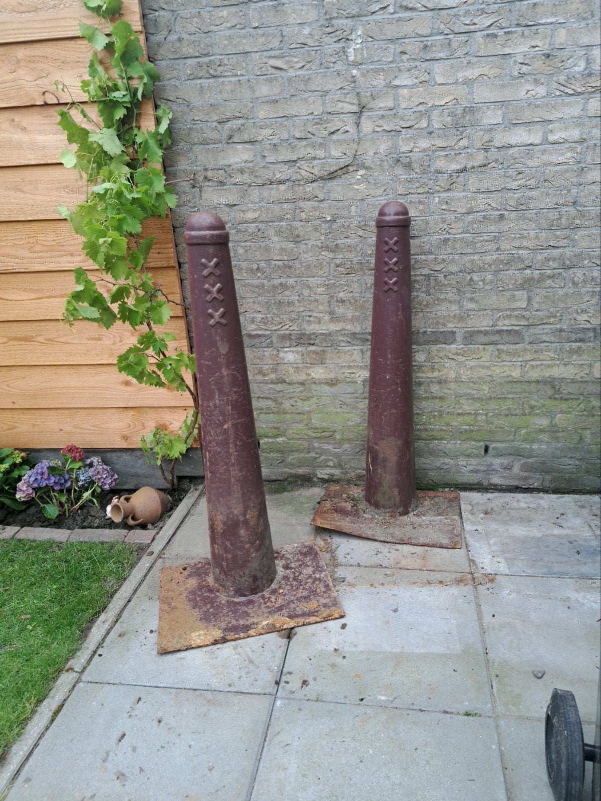 Amsterdammertje, Ophalen, Minder dan 180 cm, Palen