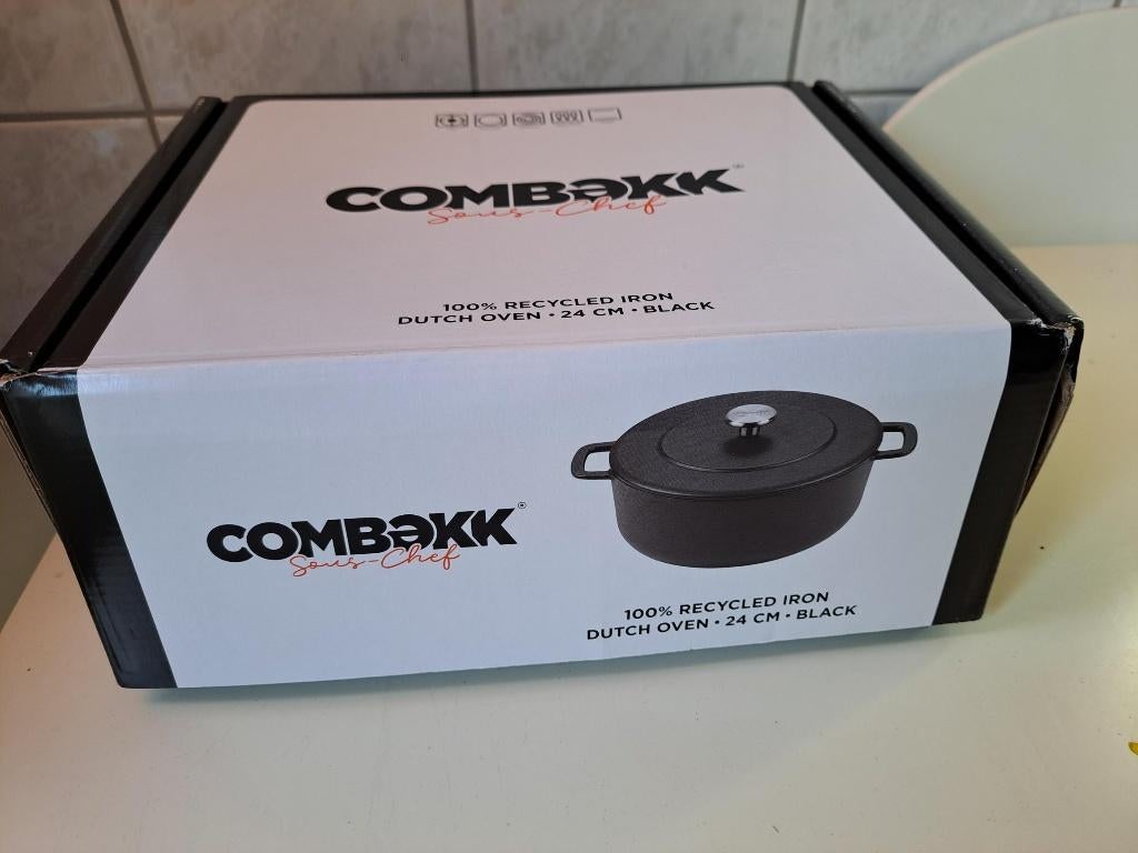 De Combekk Sous-Chef Dutch Oven:  gietijzeren braadpan., Huis en Inrichting, Keuken | Potten en Pannen, Gietijzer, Nieuw, Ophalen of Verzenden