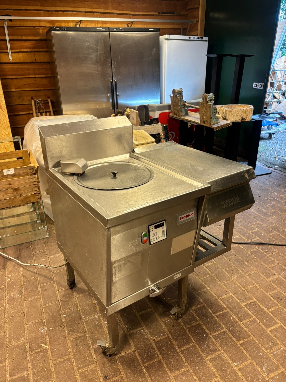 Florigo RVS frituurketel, Ophalen