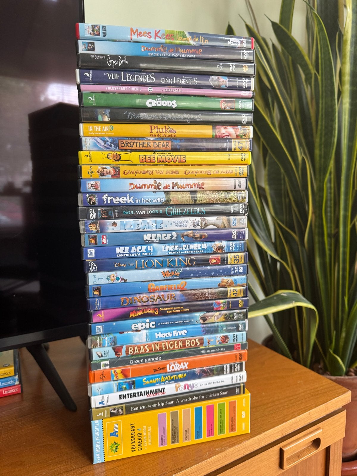 36 kinderfilms op dvd - Disney, Ice Age, Mees Kees e.a., Ophalen, Gebruikt, Animatie, Alle leeftijden