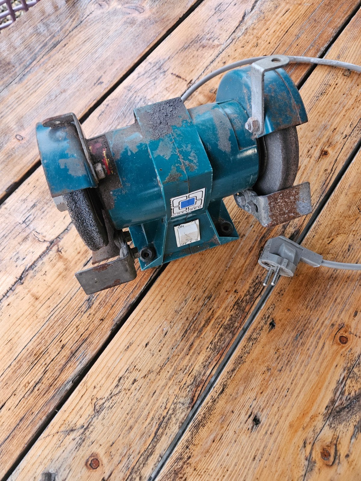 Creusen werkbankslijpmachine, Ophalen of Verzenden, Gebruikt, Minder dan 700 watt, Werkbankslijpmachine