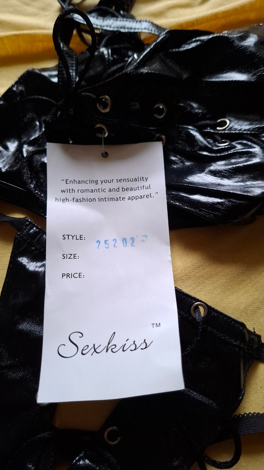 Sexkiss Lingerie Setje Zwart - Nieuw in Verpakking, Sexkiss, Verzenden, Zwart, Setje