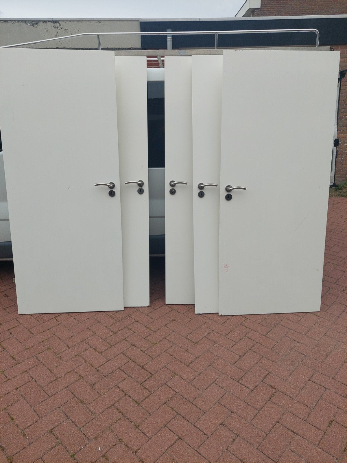 Opdek deuren, Ophalen, Gebruikt, Binnendeur, 200 tot 215 cm