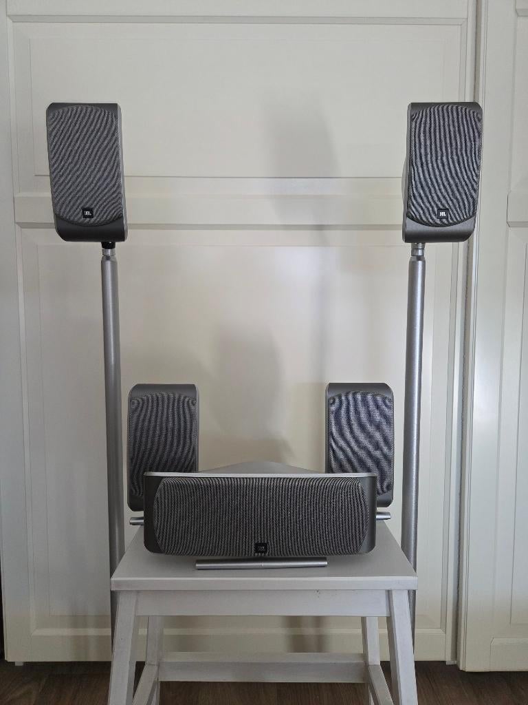 JBL satelliet surround speakers (5x), Audio, Tv en Foto, Luidsprekers, Gebruikt, Surroundset zonder subwoofer, 60 tot 120 watt