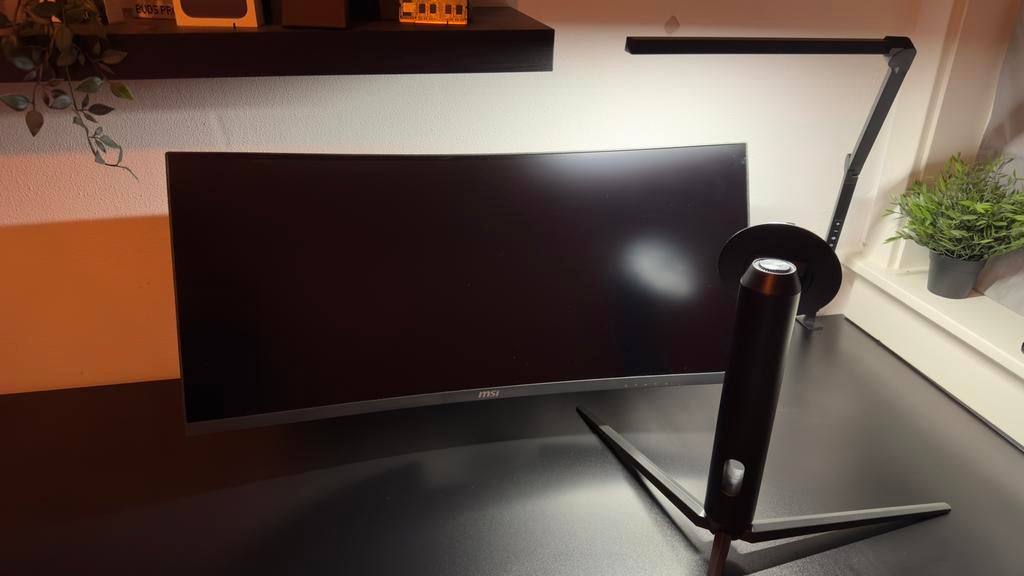 Msi 34 inch 180hz curved met poot (defect), Computers en Software, Monitoren, Gaming, Curved, VA, Ophalen of Verzenden