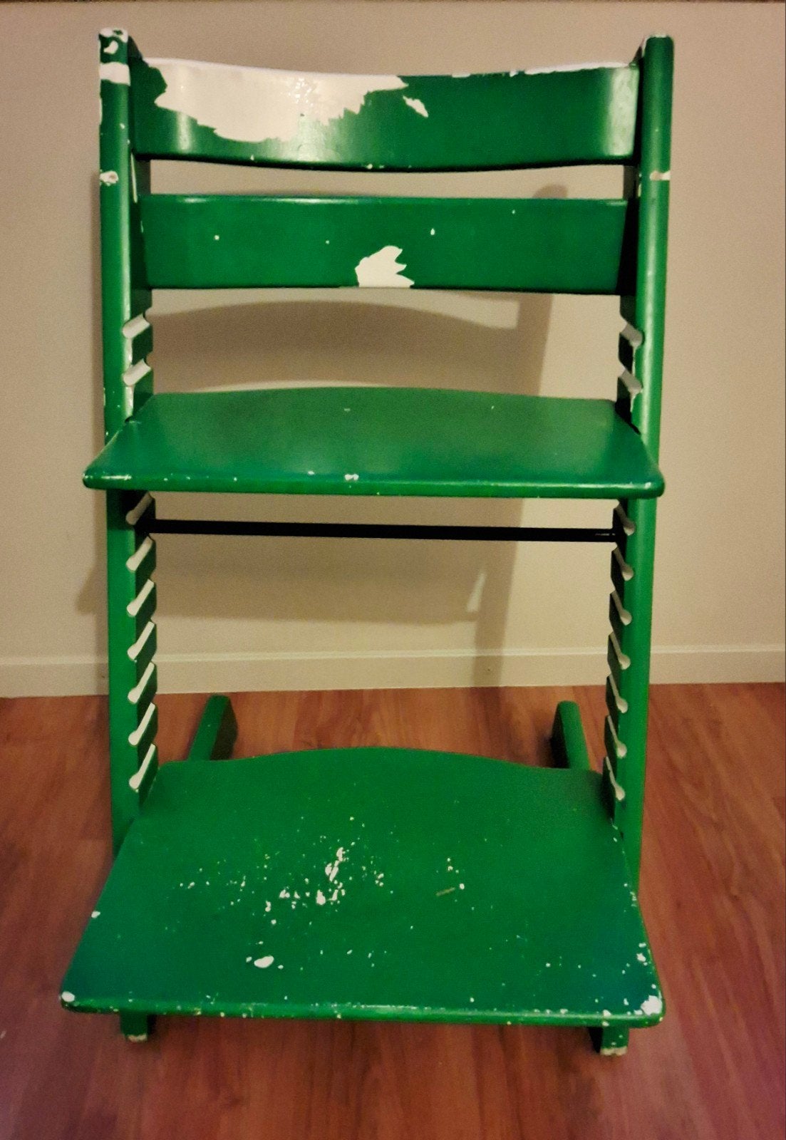 Stokke Tripp Trapp kinderstoel groen - opknapper, Ophalen, Gebruikt, Meegroeistoel