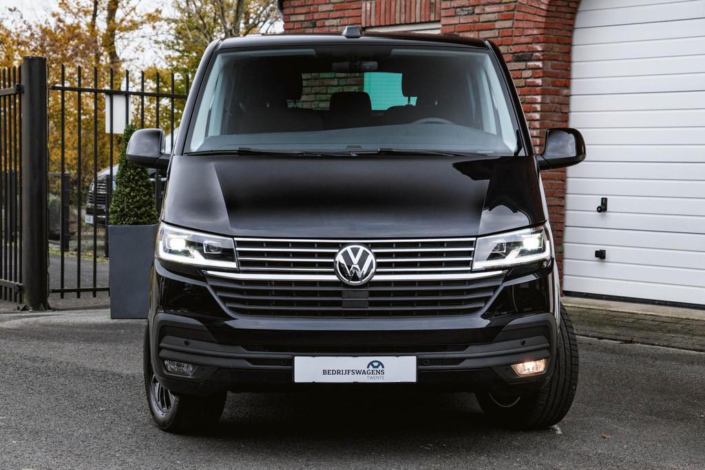 Volkswagen Transporter T6.1 Caravelle 2.0 TDI 150 PK DSG CAR, Auto's, Stof, Gebruikt, Zwart, 4 cilinders