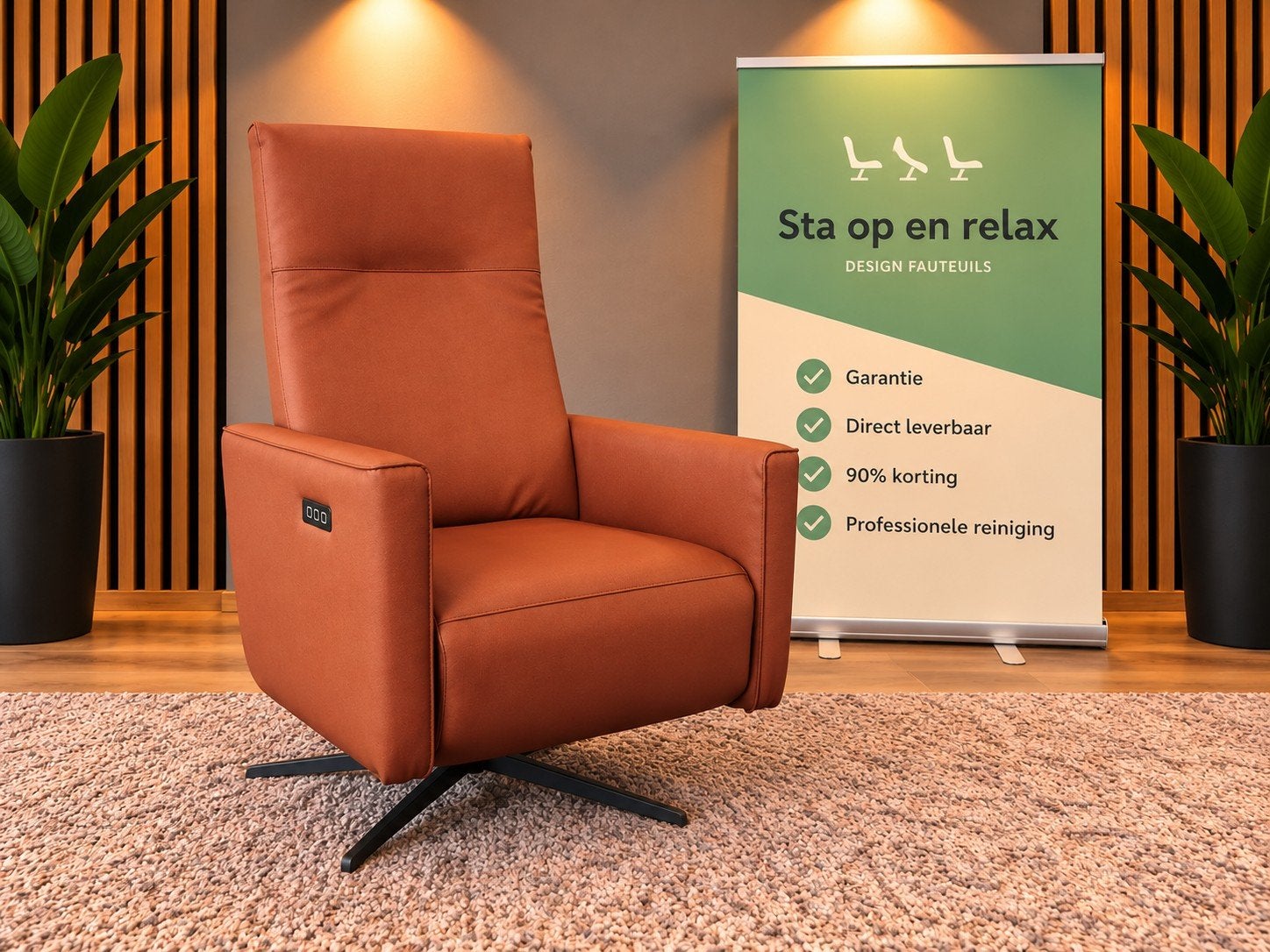 Sta op relax fauteuil De toekomst ZGAN Extra luxe op accu 🔋, Ophalen of Verzenden, Zo goed als nieuw, Staopenrelax@gmail.com