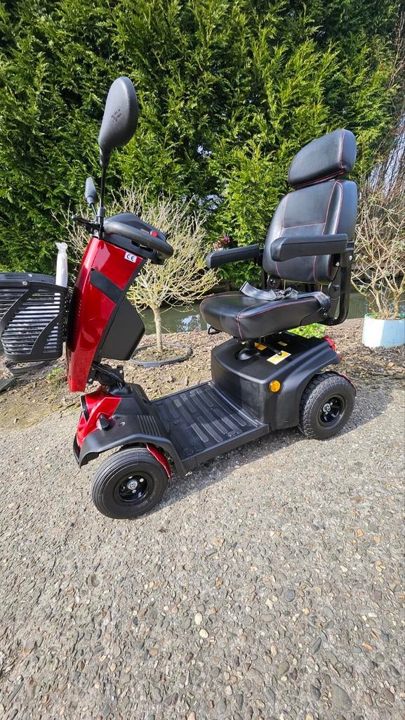 Mango Cheetha Deluxe scootmobiel 2023, in nieuwstaat!, Ophalen, Inklapbaar, Zo goed als nieuw, Elektrische rolstoel