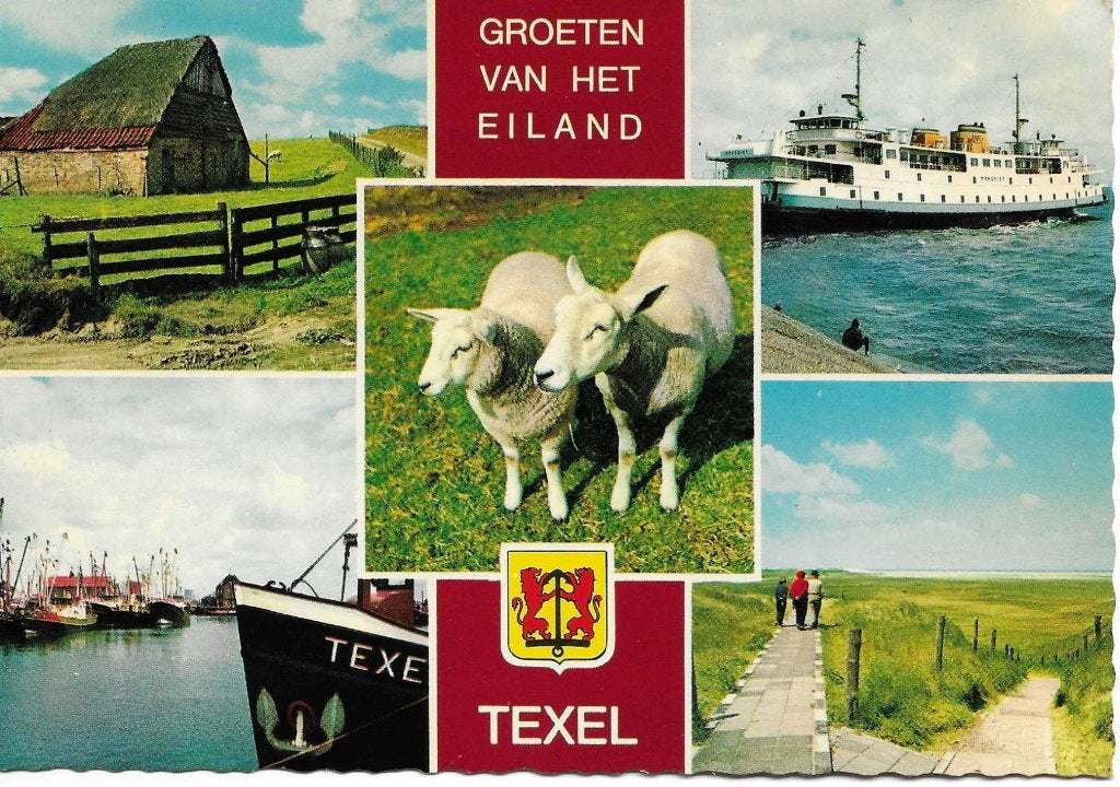 Texel- -5-luik., Ophalen of Verzenden, 1960 tot 1980, Ongelopen, Waddeneilanden