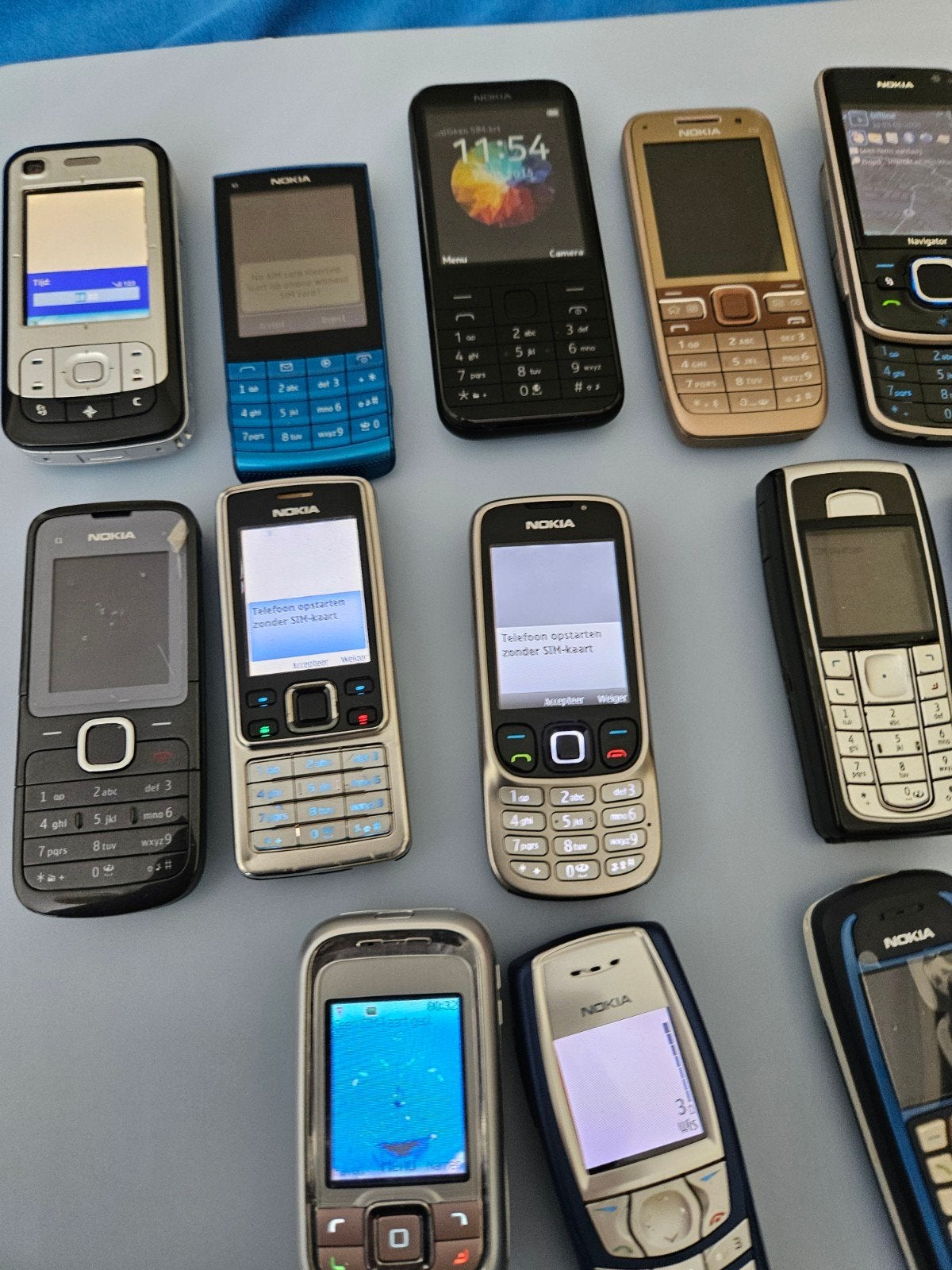 Partij van 14 Nokia mobiele telefoons - Gebruikt en niet geb, Ophalen, Gebruikt, Overige modellen, Minder dan 3 megapixel