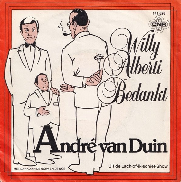 Andre van Duin-Willy Alberti Bedankt/Wie van de Drie 7" Nwst, Cd's en Dvd's, Ophalen of Verzenden, Zo goed als nieuw, 7 inch, Nederlandstalig