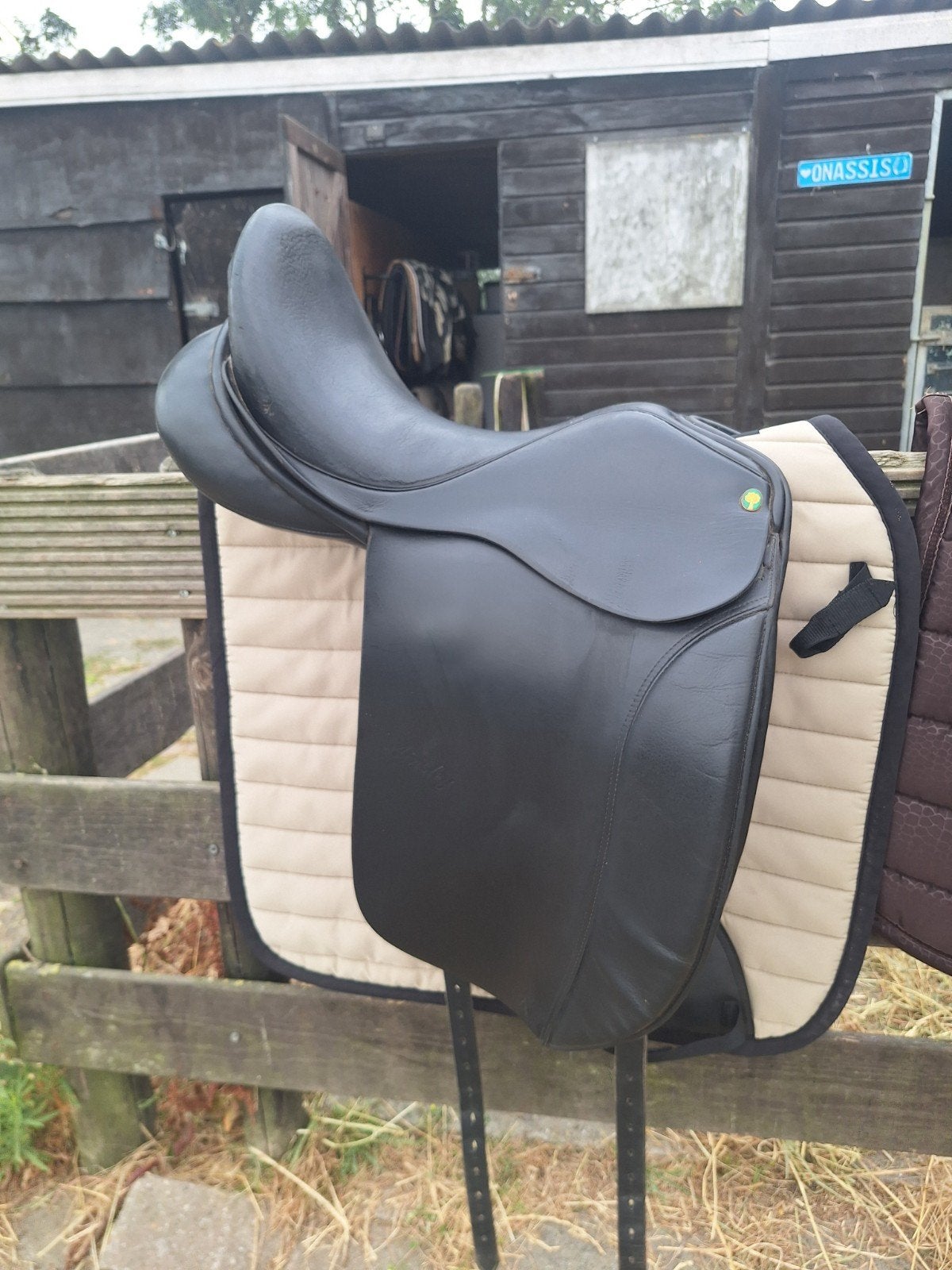 Te koop ainsley dressuur zadel 17.5 inch, Ophalen of Verzenden, Dressuur